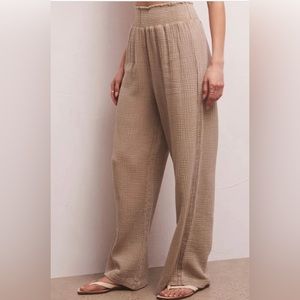 Z Supply Full Length Gauze Pants in Dune